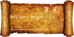 Mágori Arita névjegykártya